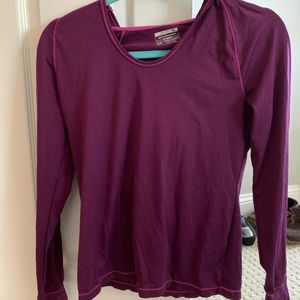 magenta active long sleeve